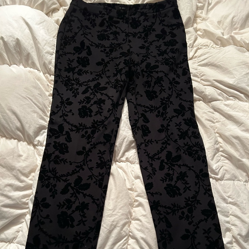 Dress velour black pants